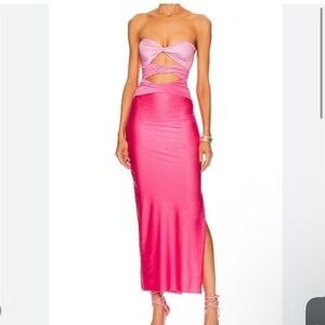 Baobab Collection Vibrant Pink Strapless Dress
